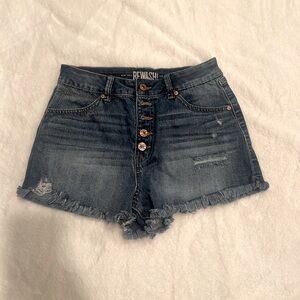 Rewash Super High Rise Vintage Reunion Jean Shorts